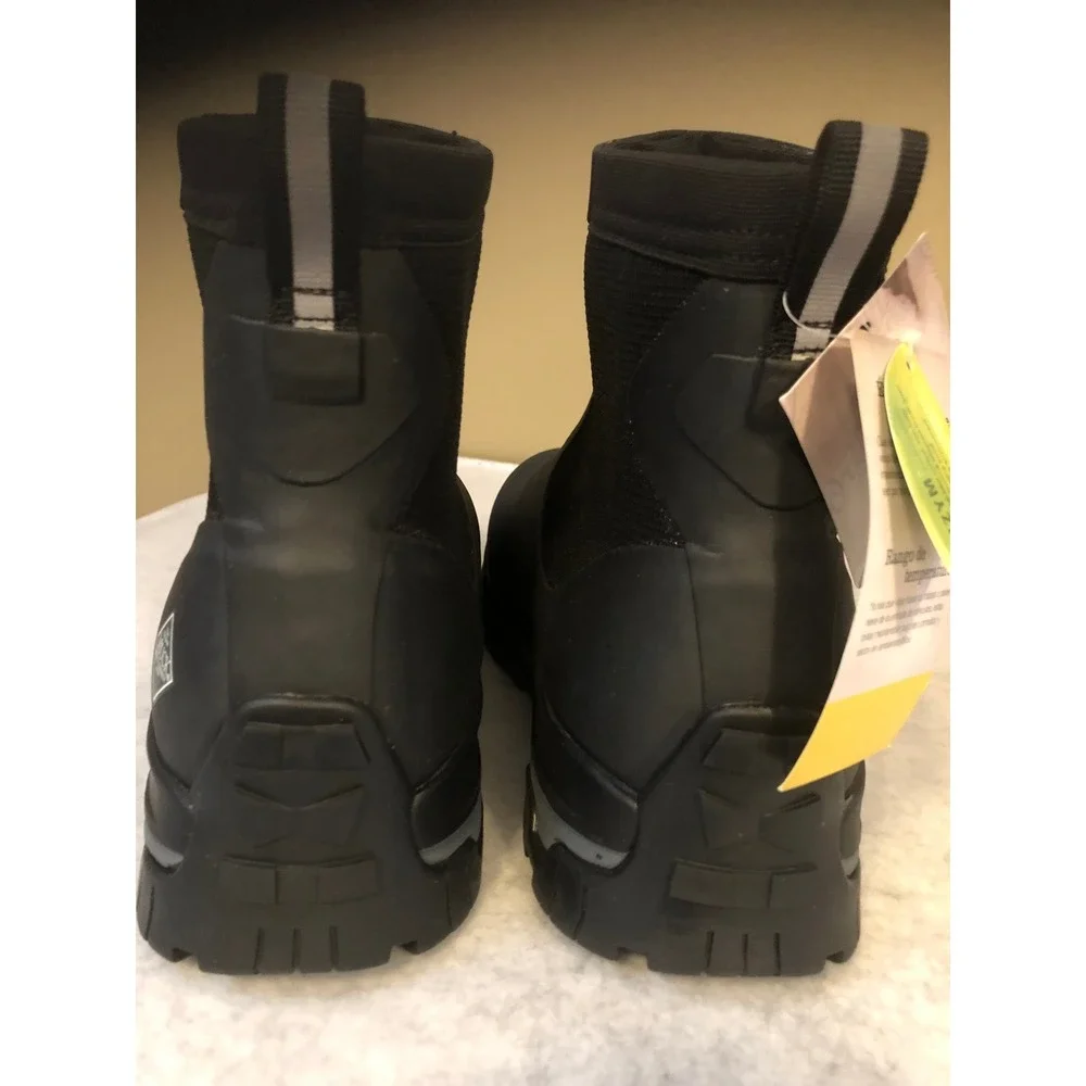 Muck Boot Co Apex Mid Zip Mens 14 Waterproof Hiking Hunting Boots Black NIB